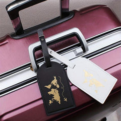 2pcs Map Travel Luggage Tags