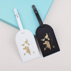 2pcs Map Travel Luggage Tags