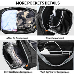 Large Travel Duffle Bag Foldable Quilt Storage Bag