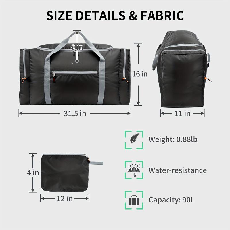 Large Travel Duffle Bag Foldable Quilt Storage Bag