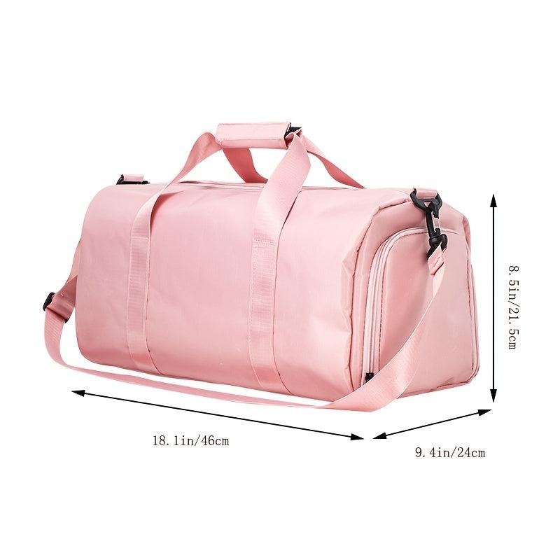 Sports Fitness Gym Bag Weekender Overnight Duffel Bag Travel Storage Bag