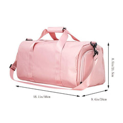 Sports Fitness Gym Bag Weekender Overnight Duffel Bag Travel Storage Bag