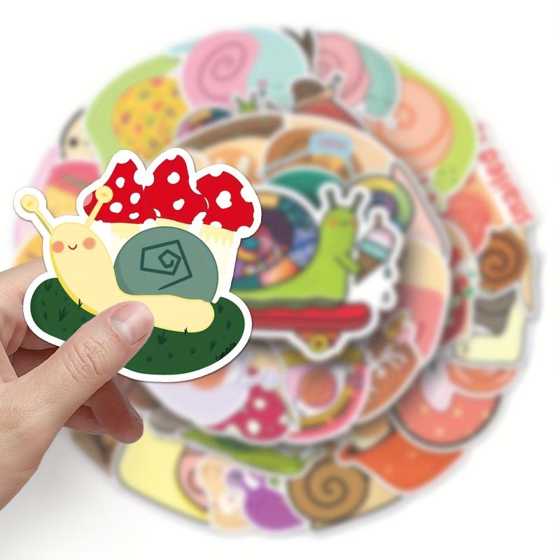 50pcs Snail Graffiti Stickers DIY Mobile Phone Case Luggage Waterproof Stickers