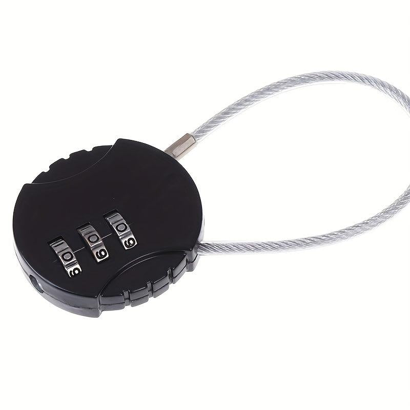 Wire Rope Combination Lock Padlock Luggage Bike Custom Combination Lock