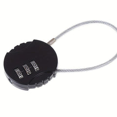 Wire Rope Combination Lock Padlock Luggage Bike Custom Combination Lock