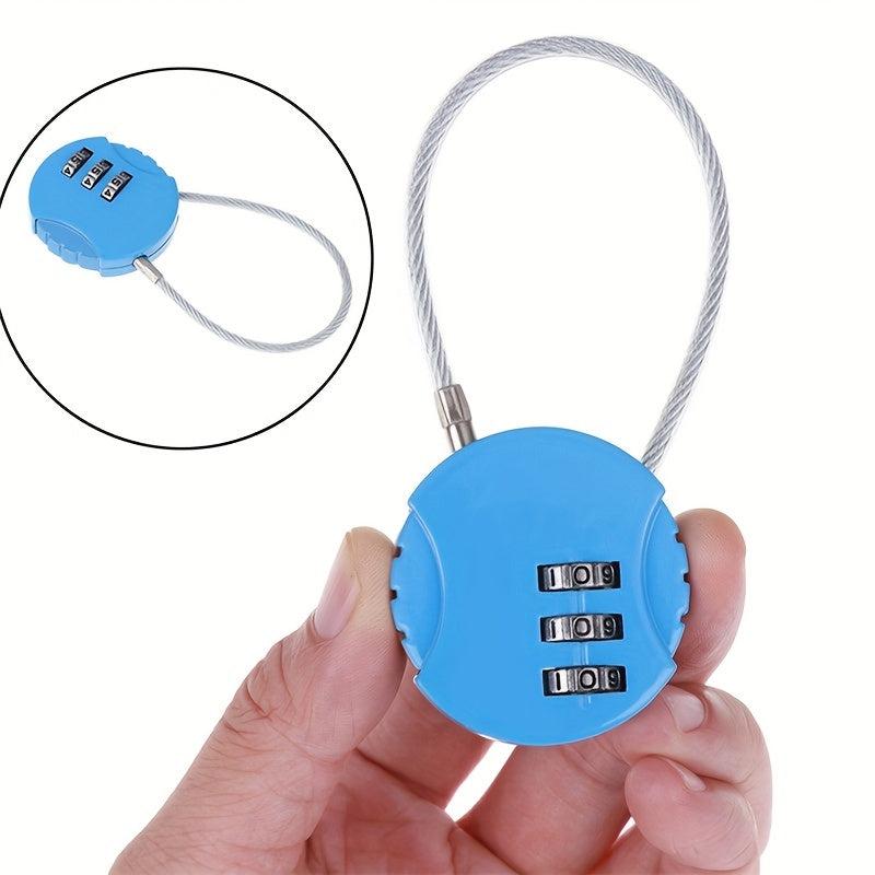 Wire Rope Combination Lock Padlock Luggage Bike Custom Combination Lock