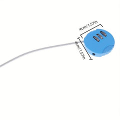 Wire Rope Combination Lock Padlock Luggage Bike Custom Combination Lock