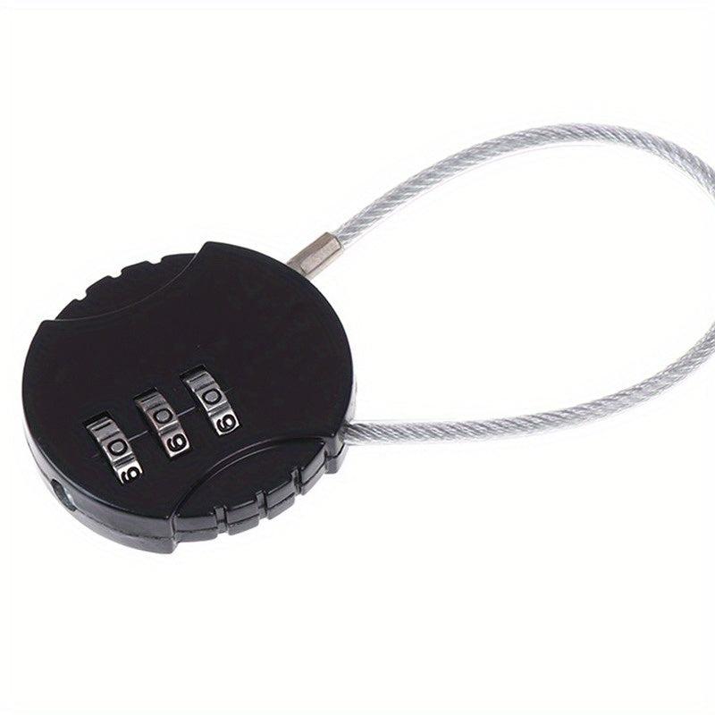 Wire Rope Combination Lock Padlock Luggage Bike Custom Combination Lock