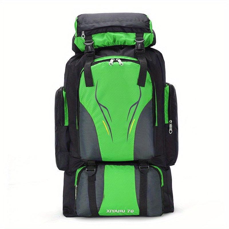 Large Capacity Outdoor Backpack Camping Daypack Colorblock Hiking Bag