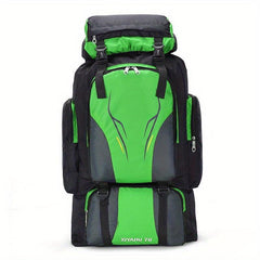 Large Capacity Outdoor Backpack Camping Daypack Colorblock Hiking Bag
