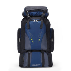 Large Capacity Outdoor Backpack Camping Daypack Colorblock Hiking Bag