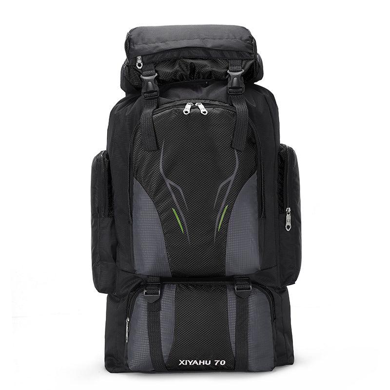 Large Capacity Outdoor Backpack Camping Daypack Colorblock Hiking Bag