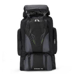 Large Capacity Outdoor Backpack Camping Daypack Colorblock Hiking Bag