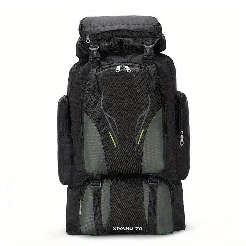 Large Capacity Outdoor Backpack Camping Daypack Colorblock Hiking Bag