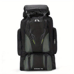 Large Capacity Outdoor Backpack Camping Daypack Colorblock Hiking Bag