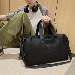 Number Pattern Sports Handbag Large Capacity Luggage Bag