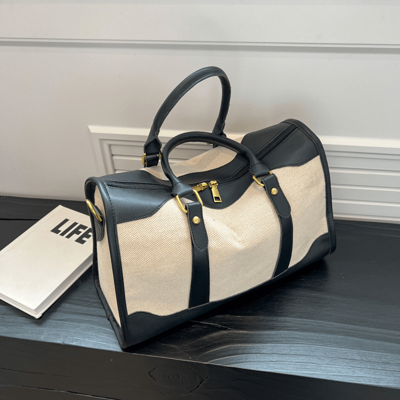 Large Capacity Retro Tote Handbag Crossbody Bag