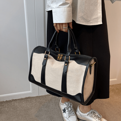 Large Capacity Retro Tote Handbag Crossbody Bag