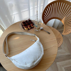 Casual Shoulder Bag Zipper Sports Storage Women Crossbody Bag