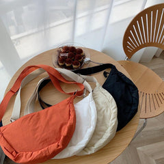 Casual Shoulder Bag Zipper Sports Storage Women Crossbody Bag
