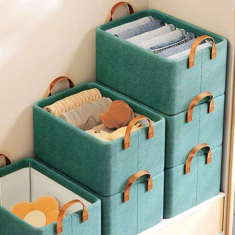 Foldable Storage Box With Steel Frame Clothes And Trousers Storage