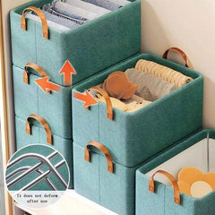 Foldable Storage Box With Steel Frame Clothes And Trousers Storage