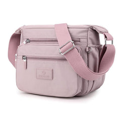 Canvas Zipper Shoulder Bag Women Casual Minimalist Versatile Bag