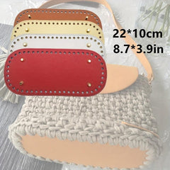 Crochet Bag Oval Bottom DIY Knit Bags Wear-Resistant Bag Bottom