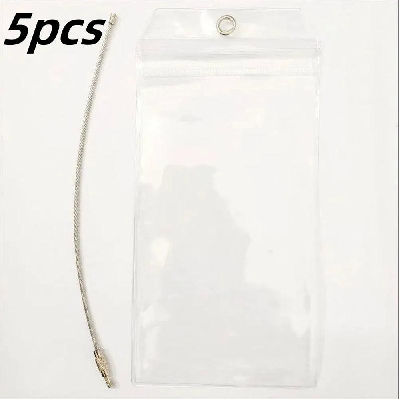 Waterproof Luggage Tag Clear Keyring Travel Tags
