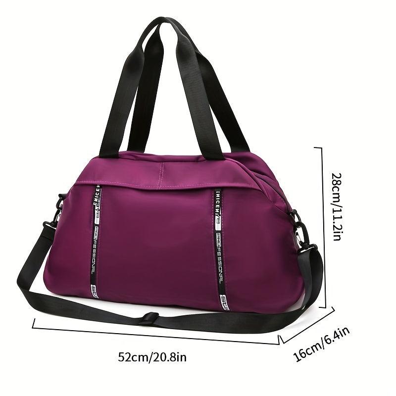 Women's Yoga Handbag Zipper Satchel Bag