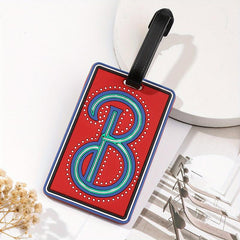 Silicone Luggage Tag PVC Letter Tag Soft Rubber Boarding Tag
