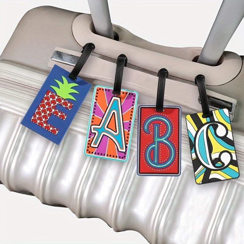 Silicone Luggage Tag PVC Letter Tag Soft Rubber Boarding Tag