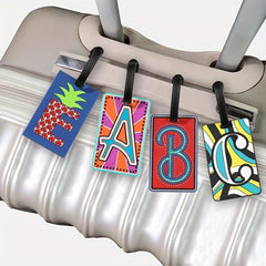 Silicone Luggage Tag PVC Letter Tag Soft Rubber Boarding Tag
