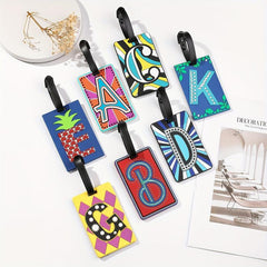 Silicone Luggage Tag PVC Letter Tag Soft Rubber Boarding Tag