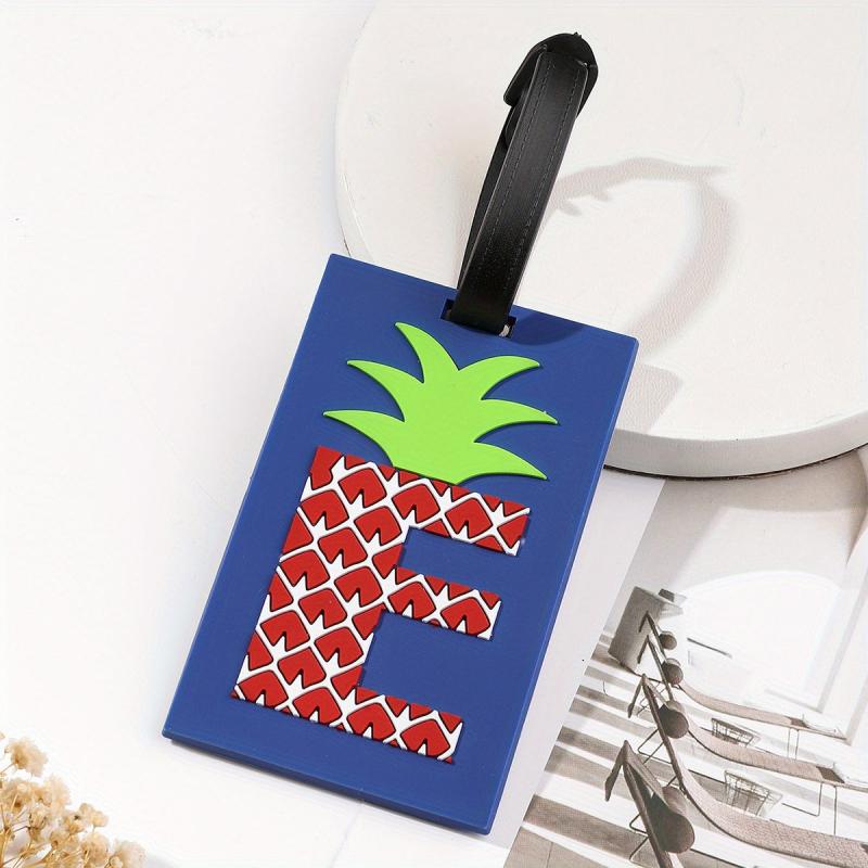 Silicone Luggage Tag PVC Letter Tag Soft Rubber Boarding Tag