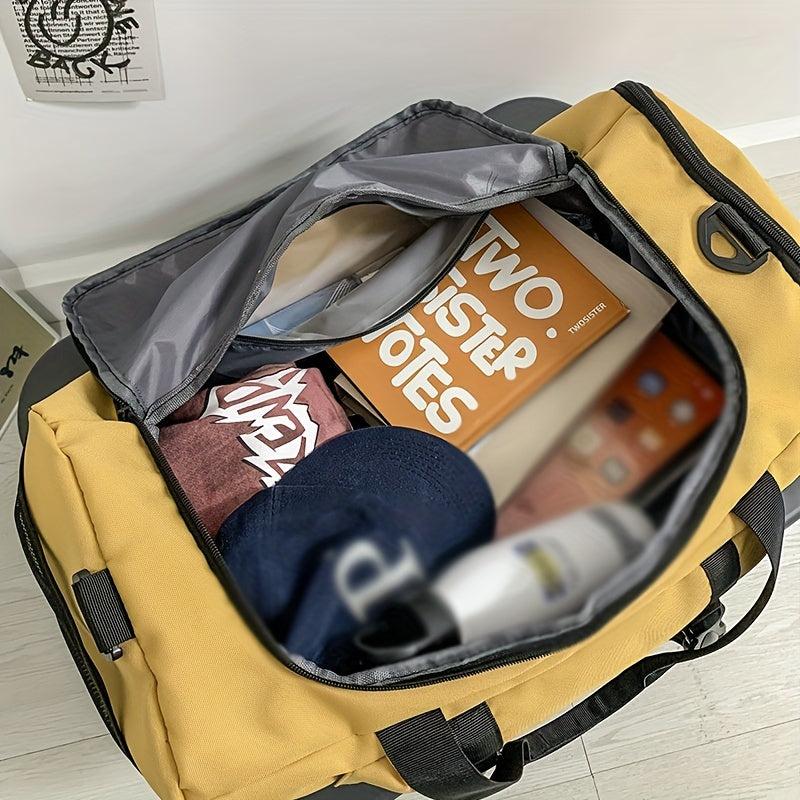 Multifunctional Travel Duffel Bag Large Capacity Waterproof Sports Gym Yoga Tote