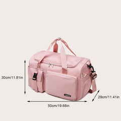 Functional Travel Backpack Wet Dry Separation Sports Gym Bag