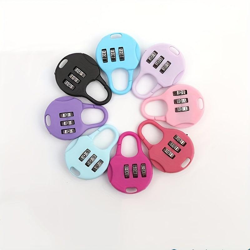 3 Digit Combination Padlock Mini Lock Anti Theft Drawer Lock