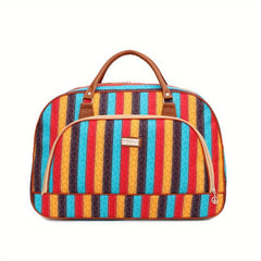 All Over Pattern Luggage Zipper Handbag Lightweight Duffle Bag