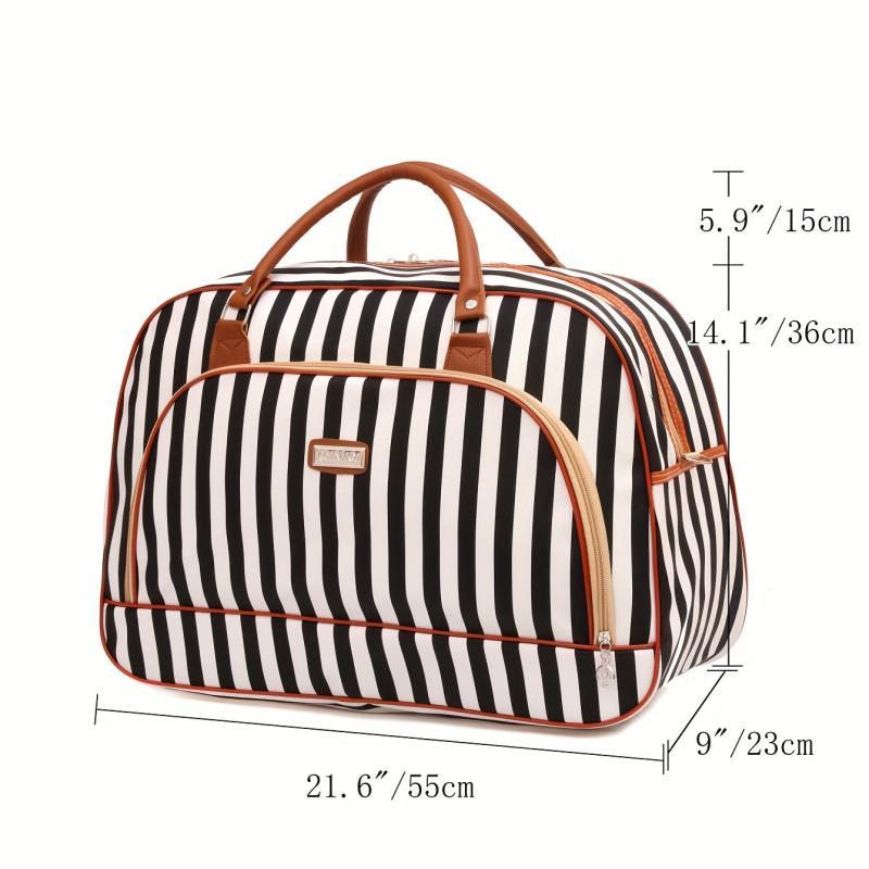 All Over Pattern Luggage Zipper Handbag Lightweight Duffle Bag