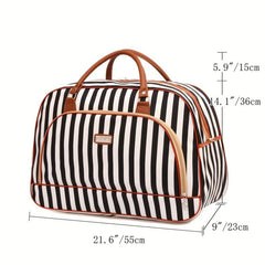 All Over Pattern Luggage Zipper Handbag Lightweight Duffle Bag