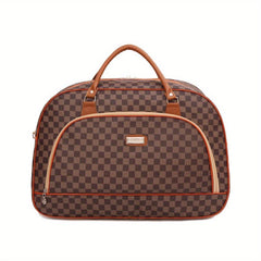All Over Pattern Luggage Zipper Handbag Lightweight Duffle Bag