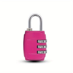 1pc Password Lock Zinc Alloy Padlock Gym Locker Travel Luggage Lock