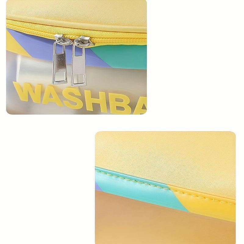 Colorful Cosmetic Handbag Lightweight Zipper Carry On Bag
