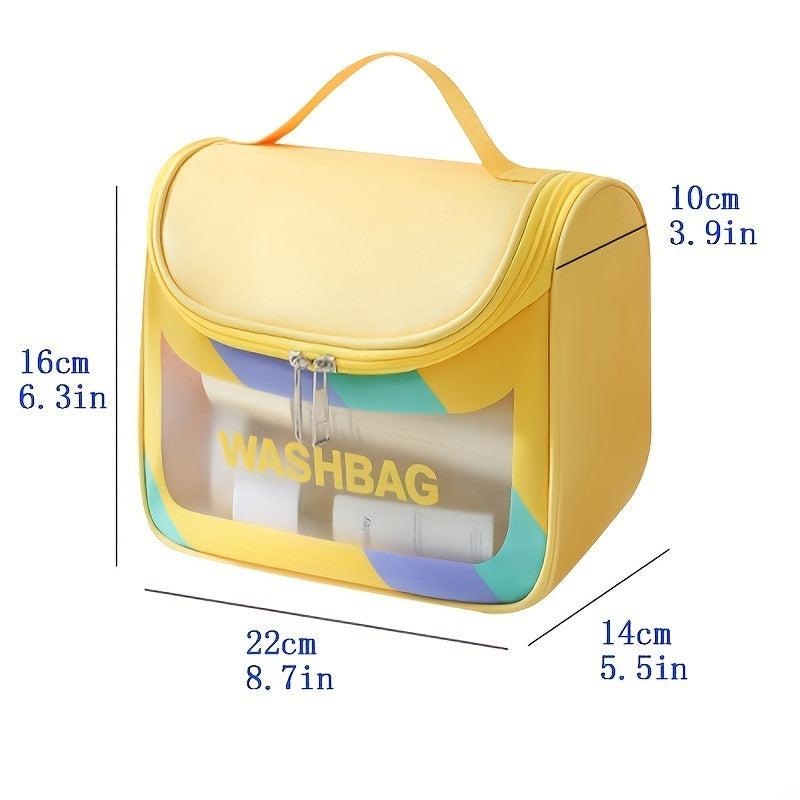 Colorful Cosmetic Handbag Lightweight Zipper Carry On Bag