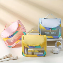 Colorful Cosmetic Handbag Lightweight Zipper Carry On Bag