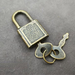 Vintage Lock Padlock Retro Brass Key Lock