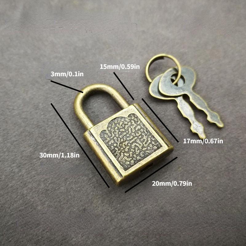 Vintage Lock Padlock Retro Brass Key Lock