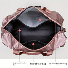 Large Capacity Travel Duffle Bag Portable Sports Gym Storage Bag