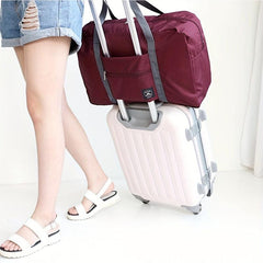 Travel Tote Bag Waterproof Storage Nylon Zippered Handle